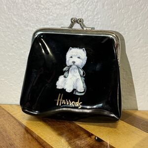 Harrods London White Westie Puppy Coin Purse